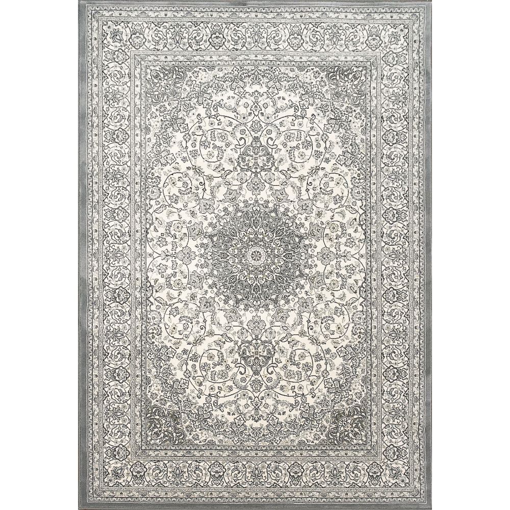 Dynamic Rugs 57119-6656 Ancient Garden 5.3 Ft. X 7.7 Ft. Rectangle Rug in Cream/Grey
